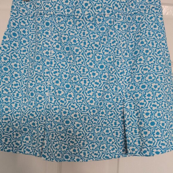 Rip Skirt Floral Wrap Skirt Womens Size XS Blue Stretch Adjustable Activewear - Picture 7 of 11